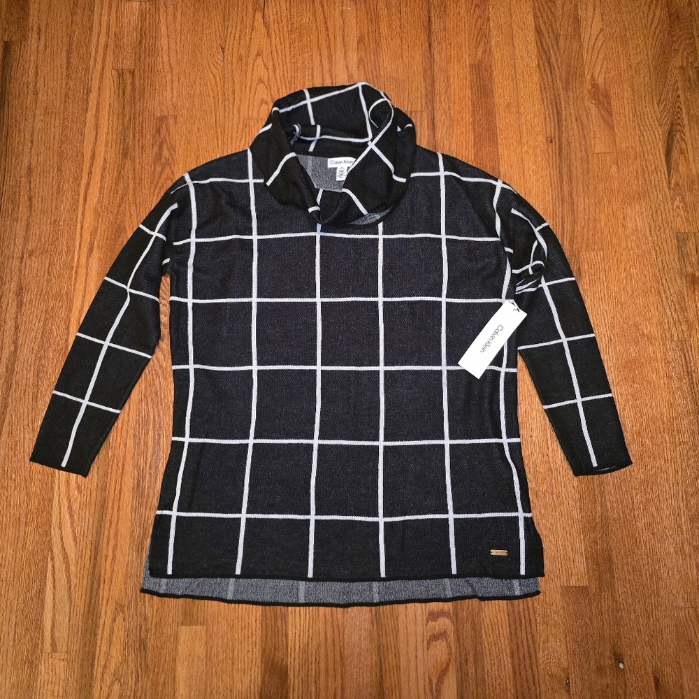 Calvin Klein Cowl Neck Oversized Sweater